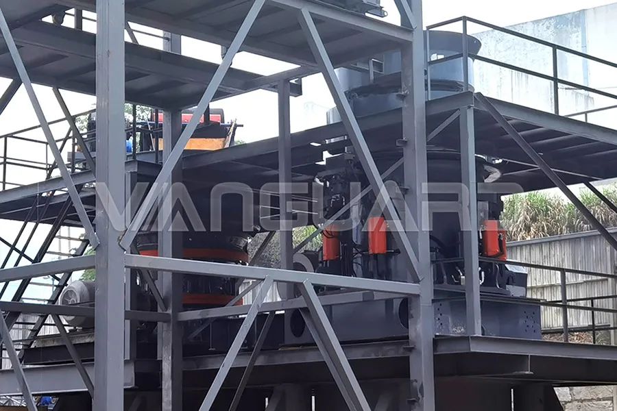 300tph limestone sand making production line 4 